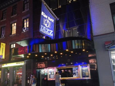 Blue note new york - The Blue Note prides itself on being "the jazz capital of the world." Bona fide musical titans (Chick Corea, Ron Carter) rub against hot young talents, while the close-set tables in the club get ...